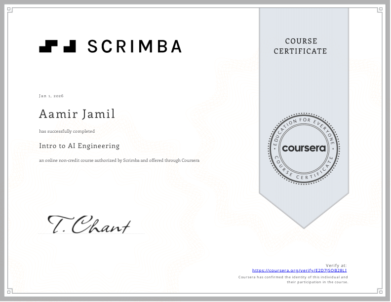 Intro To AI Engineering